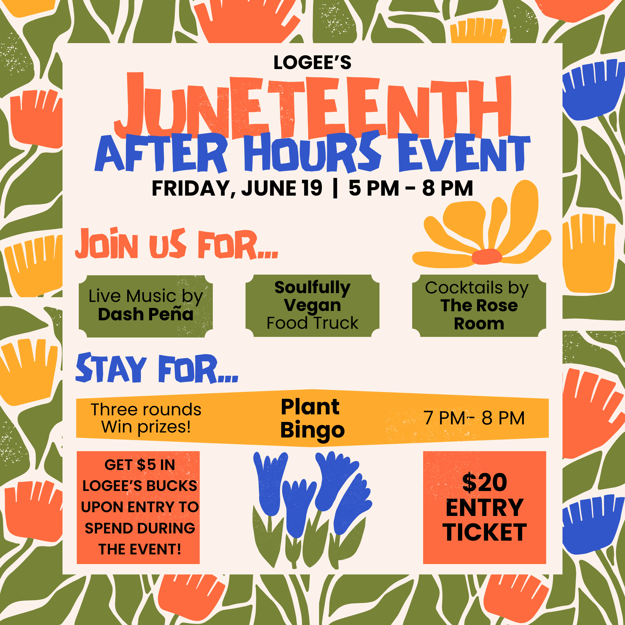 Logee's Juneteenth After Hours tickets for sale